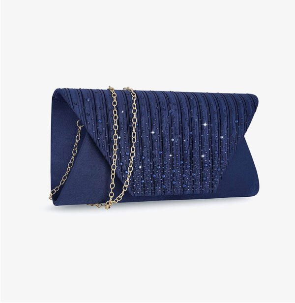 Women's Satin Envelope Evening Bag - Image 2