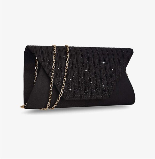 Women's Satin Envelope Evening Bag - Image 3